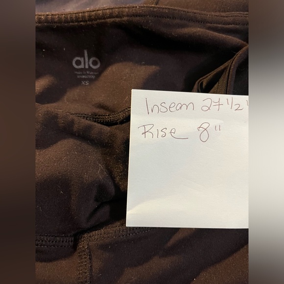 ALO Epic High Waist Leggings -Black - XS - Picture 6 of 10